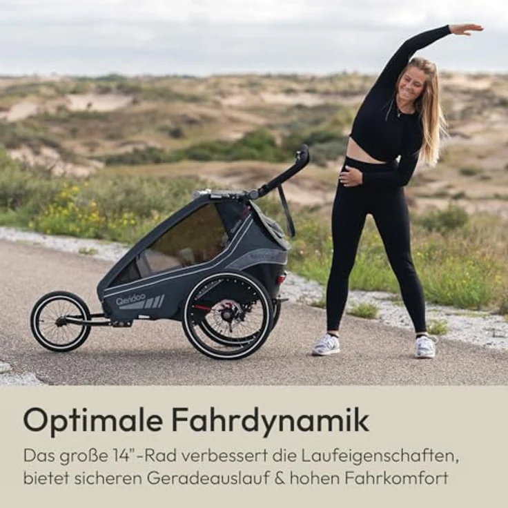 Qeridoo 14" Joggerrad für Zweisitzer ab 2020 – Bild 6