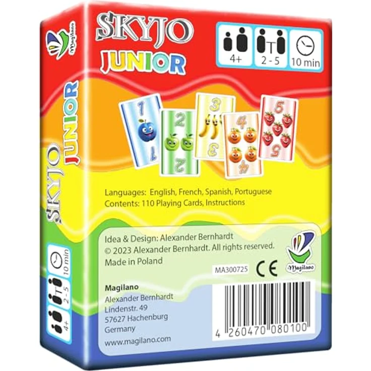 Magilano SKYJO JUNIOR, Kartenspiel für die ganze Familie, Made in Germany – Bild 2