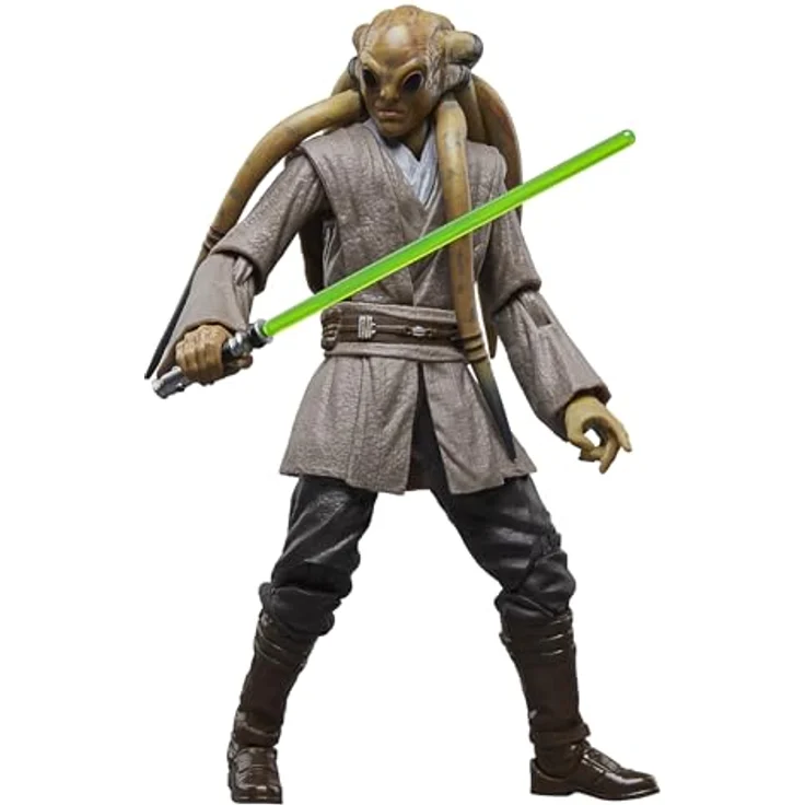 Star Wars The Black Series Kit Fisto, 15 cm Action-Figur zum Sammeln mit Lichtschwert, 20-jähriges Jubiläum von Die Rache der Sith – Bild 4