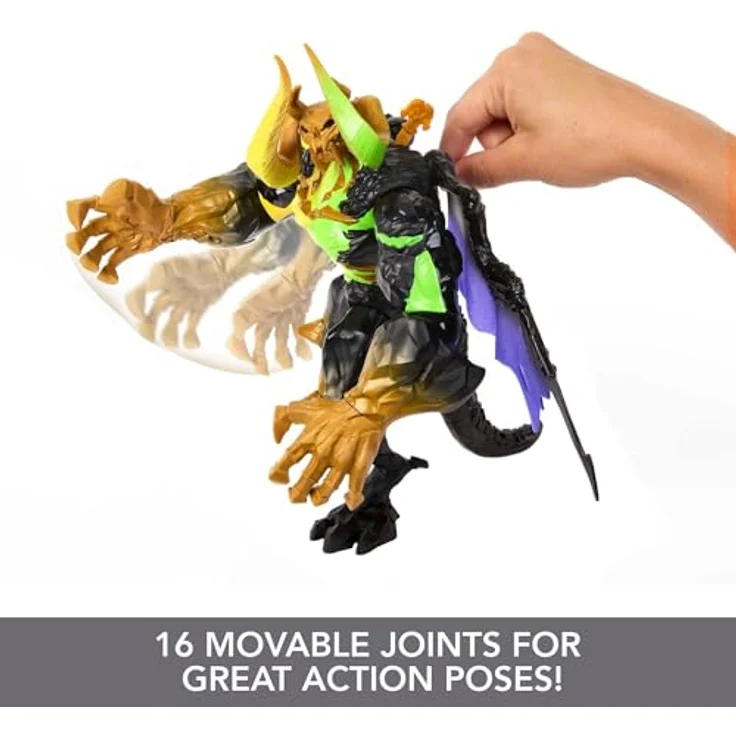 He-Man and the Masters of the Universe Actionfigur Cosmic Terror Skeletor, sehr bewegliche Bösewichtfigur mit speziellem Design, Flügeln, Schwanz, Klauen. - HLF72 – Bild 7