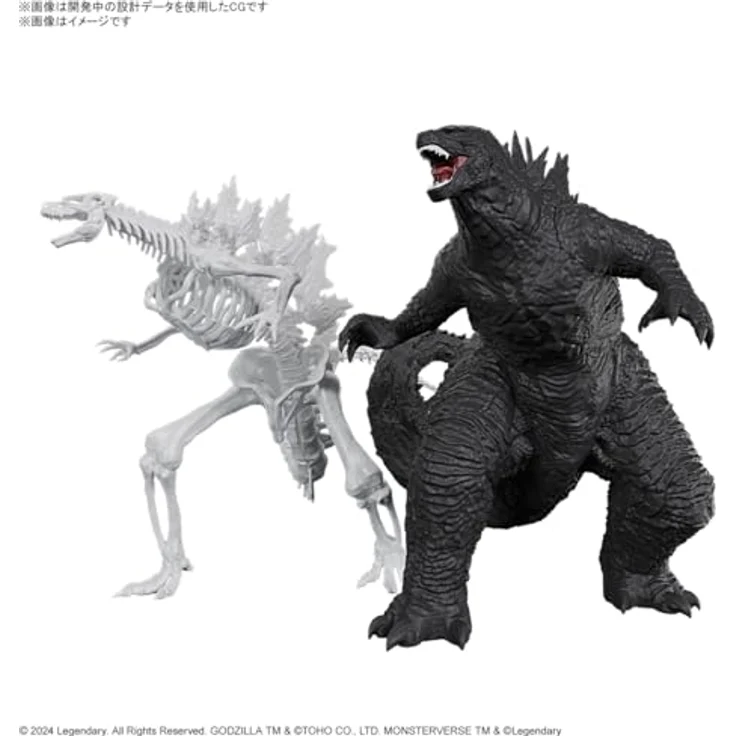 Bandai Godzilla x Kong: The New Empire Plastic Model Kit, Godzilla (2024) detailliertes Sammelmodell – Bild 2
