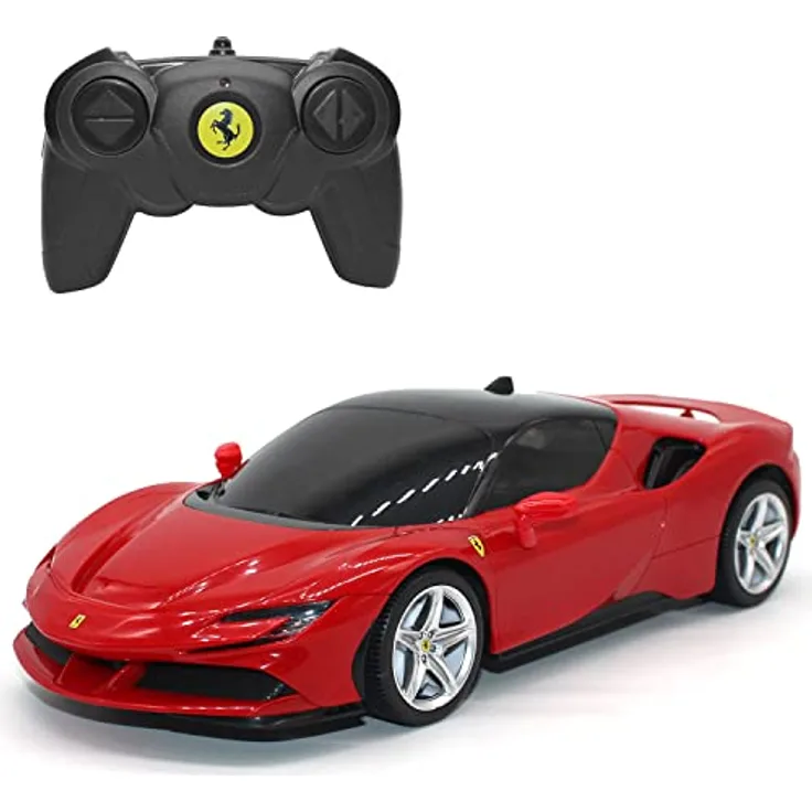 TURBO CHALLENGE - Ferrari SF90 Stradale - RC Prestige - 095606 - Ferngesteuertes Auto - Rot - 1/24 - Batterien Nicht enthalten - Kunststoff - Ab 6 Jahren