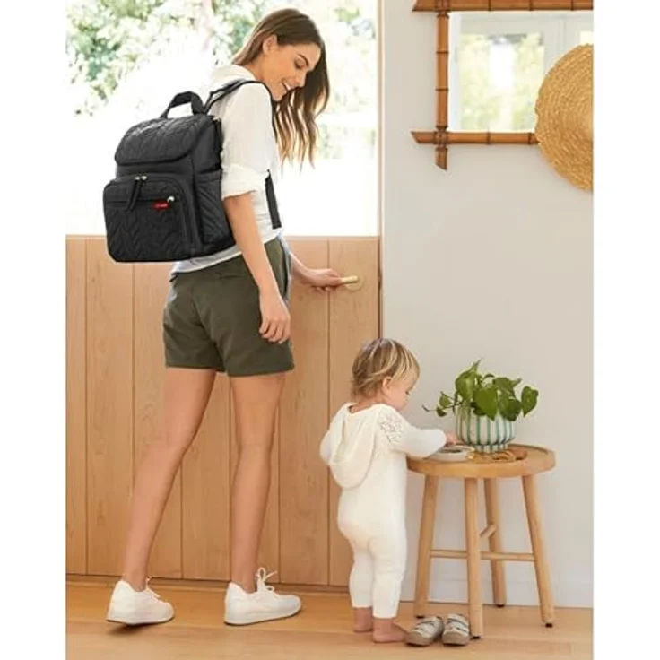 Skip Hop Forma Wickelrucksack, schwarz – Bild 3