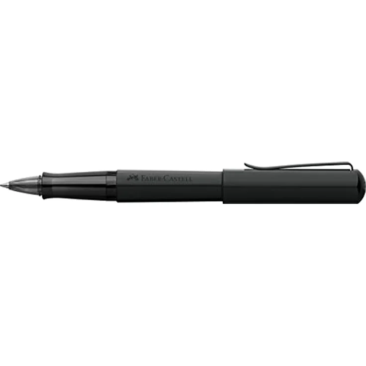 Faber-Castell Roller Hexo, Schreibstift mit Keramikspitze, schwarz matt – Bild 3
