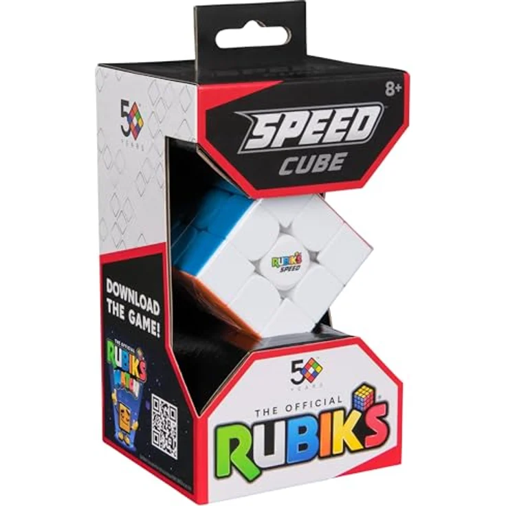 SPIN MASTER Rubiks 3x3 Speed Cube, Geschicklichkeitsspiel mit magnetischem Design, mehrfarbig – Bild 11