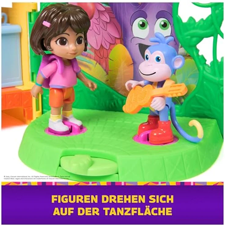 Spin Master 76563 DTE Dora - Casita Spielset mit 7 Spielbereichen, inklusive Figuren von Dora und Boots, Geräuschen aus der Show und exklusiven Sammlerkarten – Bild 9