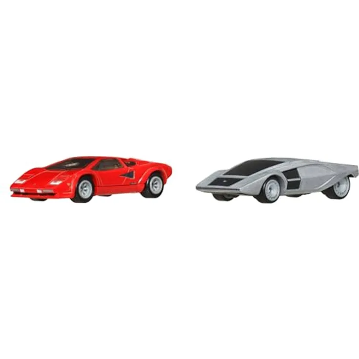 Hot Wheels Premium Car Culture, 2er-Pack Fahrzeuge im Maßstab 1:64, mit Real-Riders-Reifen und Metall-/Metall-Karosserie, Sammleredition JBL02