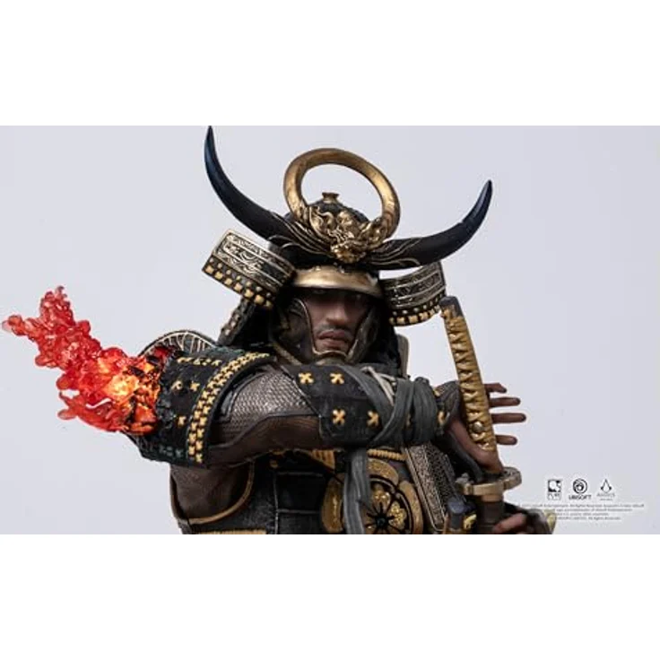 Purearts Assassin's Creed Shadows - Animus Yasuke 1/8 Scale Statue, detailreiche PVC Figur, ca. 28 cm, in bedruckter Box – Bild 6