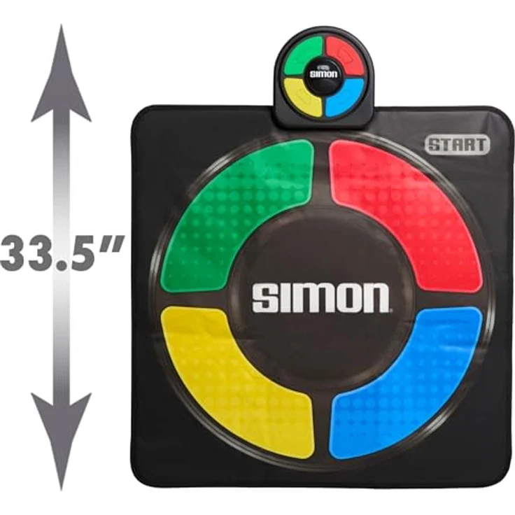Just Play Ltd. Simon Jump Game, elektronische Spielmatte zur aktiven Musterwiederholung, für 1-4 Spieler ab 8 Jahren – Bild 3