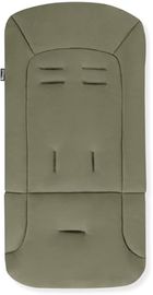 hauck Universal Sitzauflage für Buggys, Kinderwagen, Kinderfahrradanhänger, Baumwolle, Atmungsaktiv, Weich, Einfache Befestigung, Sommer & Winter (Olive)