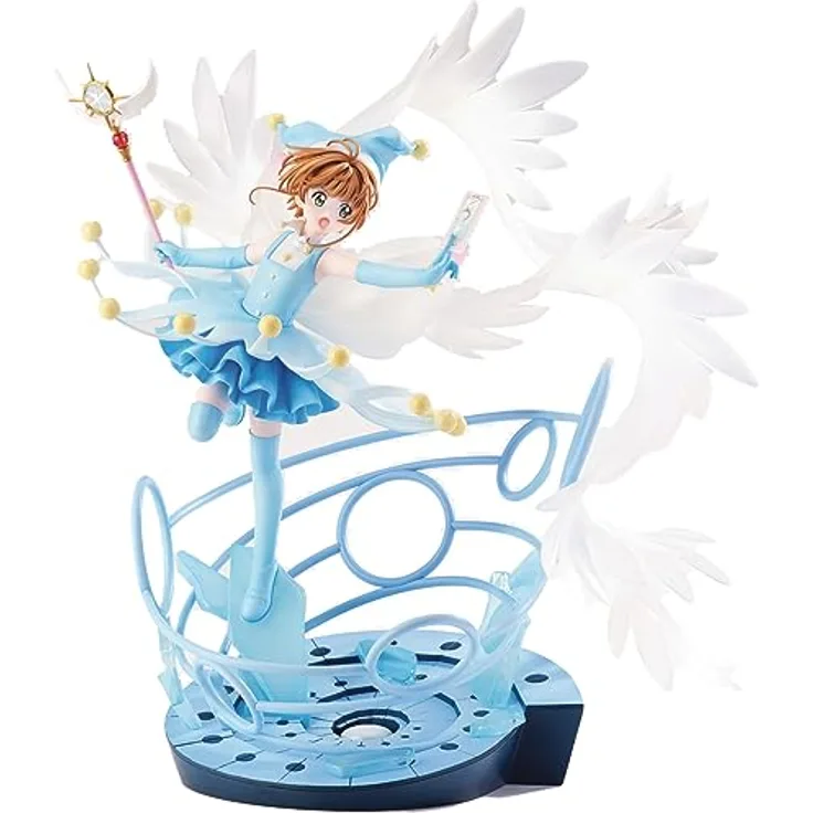 Estream Cardcaptor Sakura PVC Statue 1/7 Sakura Kinomoto Battle Costume Water Ver. 36 cm, Sammelfigur von Estream mit 36 cm Größe
