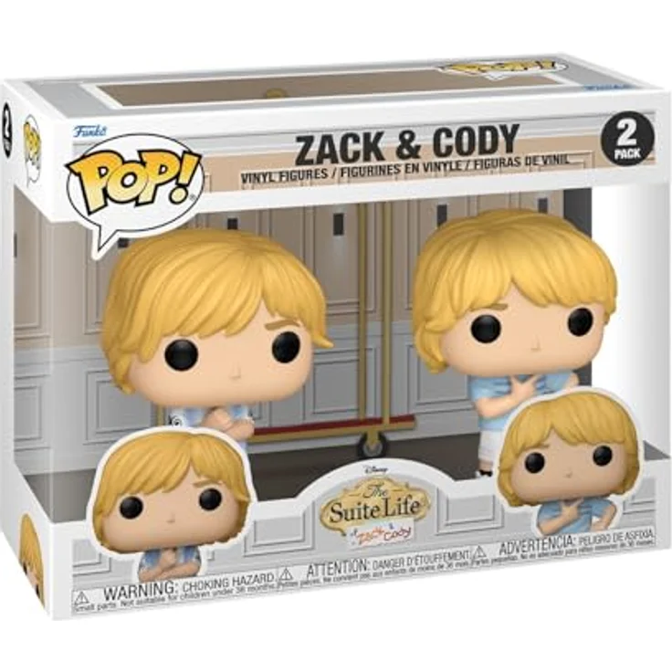 Funko Pop! Disney: The Suite Life of Zack & Cody Martin 2pk - Vinyl-Sammelfiguren mit einer Höhe von 9,5 cm - Offizielle Handelsware für Disney-Fans und Sammler - Geschenkidee für Kinder und Erwachsene – Bild 1