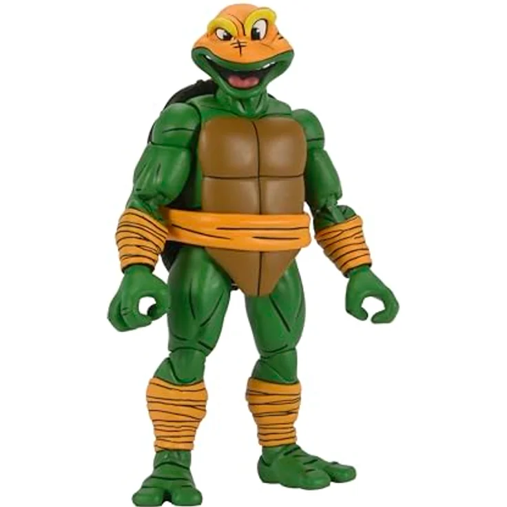 NECA Teenage Mutant Ninja Turtles (Archie Comics) Actionfiguren 4er-Pack Stump Wrestling Turtles, 18 cm, mit Zubehör in Fensterbox – Bild 4