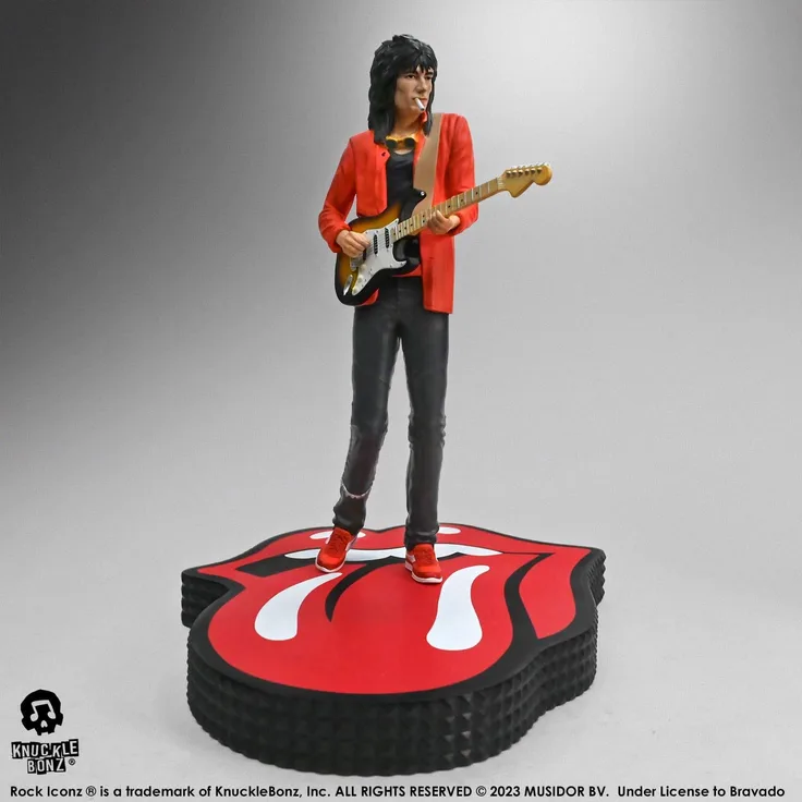 Knucklebonz The Rolling Stones Ronnie Wood Tattoo You Tour 1981 Rock Iconz Statue, 22 cm, limitiert auf 3000 Stück mit Echtheitszertifikat