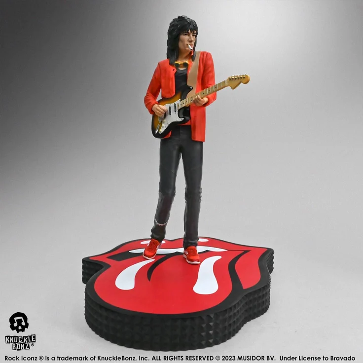 Knucklebonz The Rolling Stones Ronnie Wood Tattoo You Tour 1981 Rock Iconz Statue, 22 cm, limitiert auf 3000 Stück mit Echtheitszertifikat