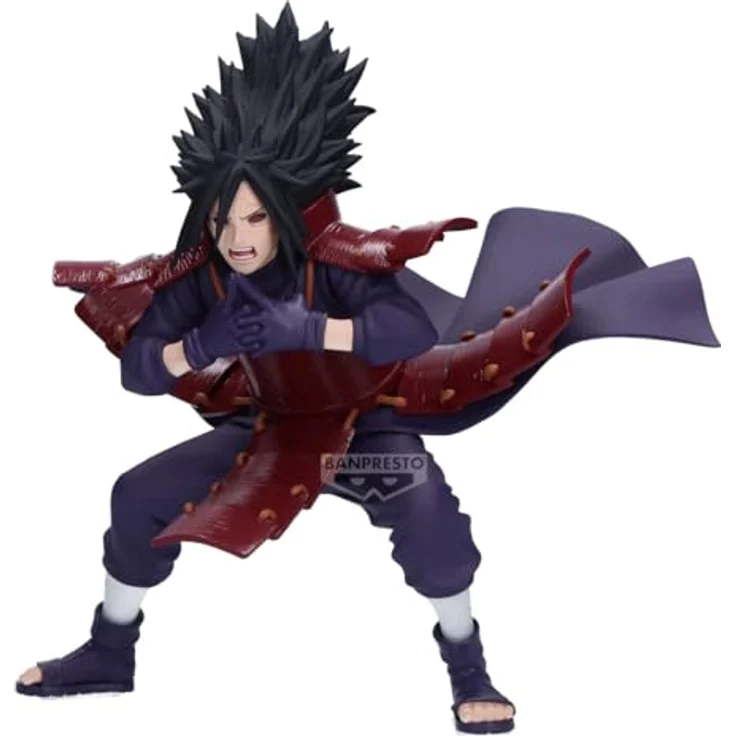 Banpresto Actionfigur Madara Uchiha, Naruto Shippuden, Vibration Stars, 13 cm, PVC, mehrfarbig, mit Basisständer, lizenziertes Sammlerstück – Bild 3
