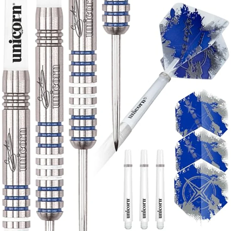 Unicorn Silver Star Gary Anderson Steel Darts, 25 Gr. / Inhalt 1 Stück – Bild 2