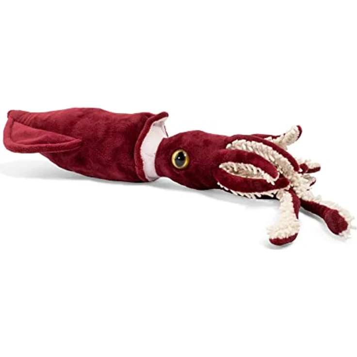 Zappi Co Tintenfisch Plüschtier, 30-35 cm, weich und kuschelig, ideal für Neugeborene und Kinder, grau – Bild 1