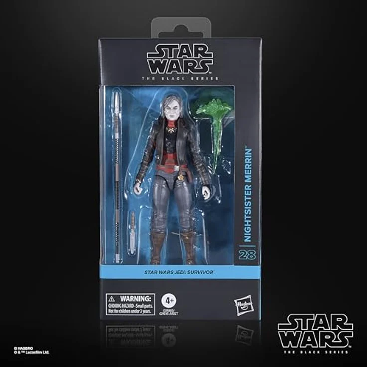 Hasbro Star Wars The Black Series Nachtschwester Merrin, Premium Action-Figur (15 cm) mit Dolch, Speer und Magie-Effekt aus Star Wars Jedi: Survivor – Bild 3
