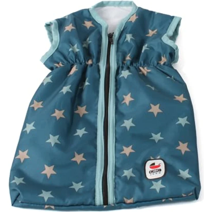 CHIC2000 Puppen Schlafsack, komfortabler Schlafsack mit seitlichem Reißverschluss, für Puppen bis 55 cm – Bild 1
