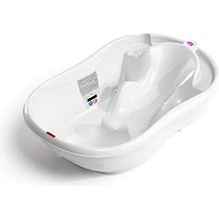 OKBABY Onda - ergonomisch geformte Baby-Badewanne - für Babys von 0 bis 12 Monaten - Weiss, 38236888, 1 Stück (1er Pack) – Bild 2