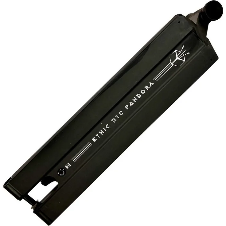 Ethic DTC Pandora Stunt-Scooter Deck 52,5cm Schwarz - Hochleistungs-Deck aus Aluminium