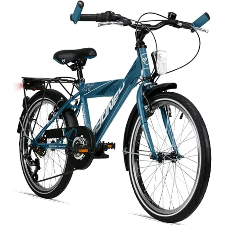 Bergsteiger Sydney 20, 24 Zoll Kinderfahrrad, 6 Gang-Schaltung, Jungen-Fahrrad mit Dynamo-Licht, geeignet für 6-9 Jahre, StVZO konform – Bild 1