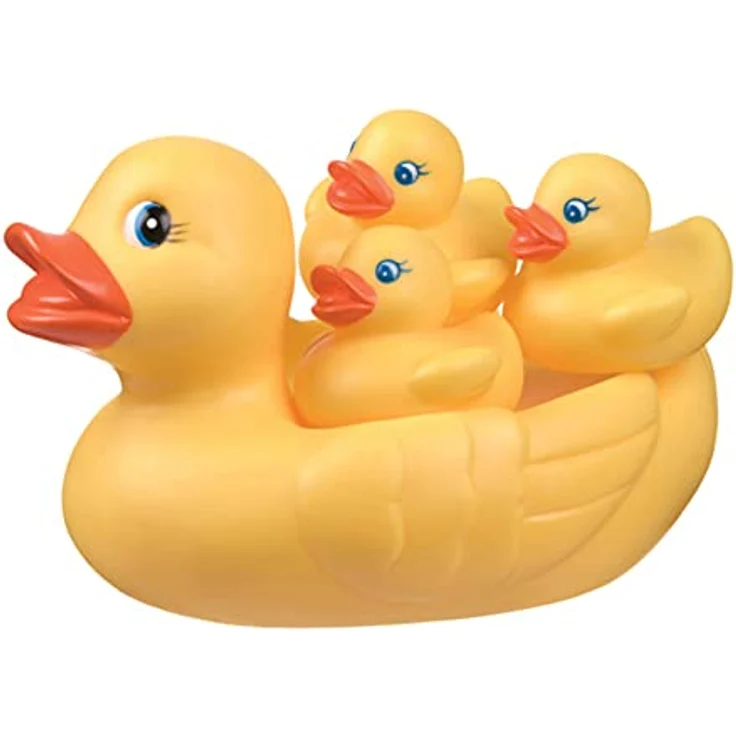 Playgro Badeenten-Familie – wasserdicht-schmutzfrei, ab 6 Monaten, Bath Duckie Family, fully sealed, Baby Spielzeug beim Baden, gelb - Preisvergleich – Bild 1