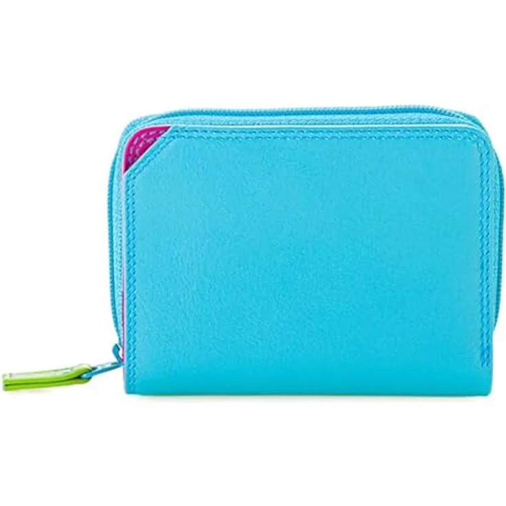 Mywalit Small Wallet Kinderportemonnaie aus 100% Leder, 10 cm, blau – Bild 1