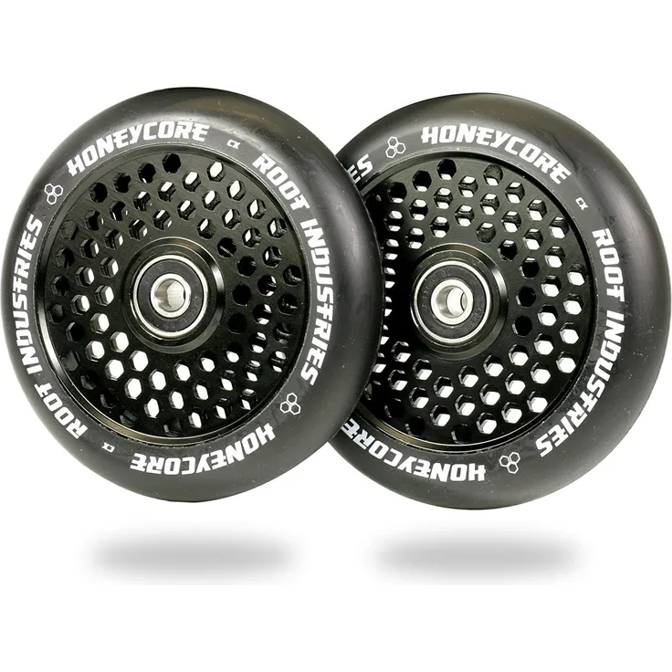 Root Industries Stuntscooter Root Industries Honeycore Stunt-Scooter Rollen 110mm Schwarz, Leichte Waben Struktur, Abec 11 Kugellager