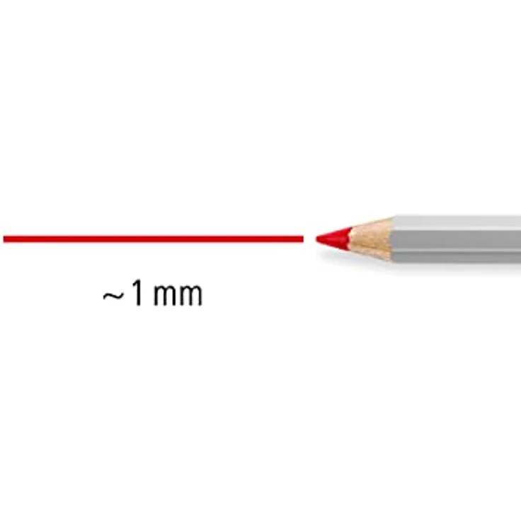 STAEDTLER 108-2 Lumocolor omnichrom Trockenmarker, 12 Stück im Kartonetui non-permanent, rot – Bild 4