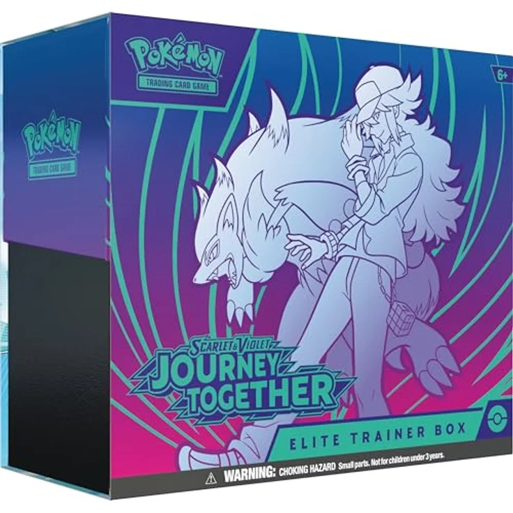 The Pokemon Company Pokemon Journey Together Elite Trainer Box SV9 EN, exklusive Pokemon-Karten, ideales Set für Spielerinnen und Sammlerinnen, Scarlet & Violet - Journey Together Erweiterung – Bild 2