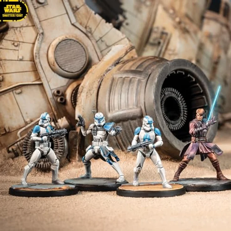 Atomic Mass Games Star Wars Shatterpoint Core Set, Miniaturen Spiel mit 16 Miniaturen, einzigartigem Kampfsystem und Zubehör – Bild 2