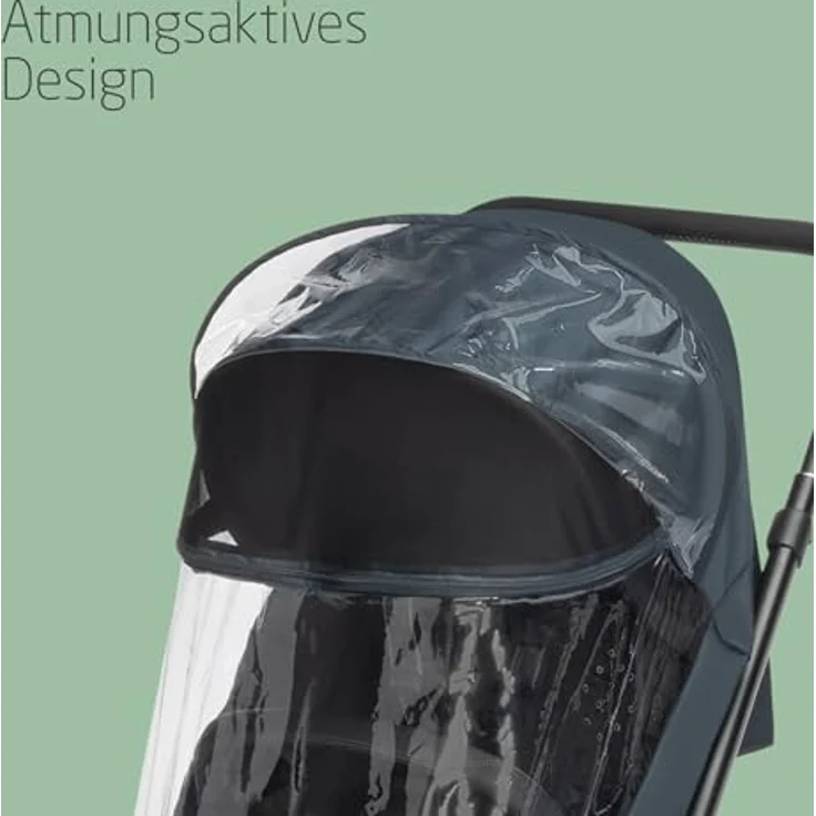 Maxi-Cosi Comfort Regenverdeck für Kinderwagen, atmungsaktiv mit Frontfenster, einfach zu befestigen, durchsichtig – Bild 2