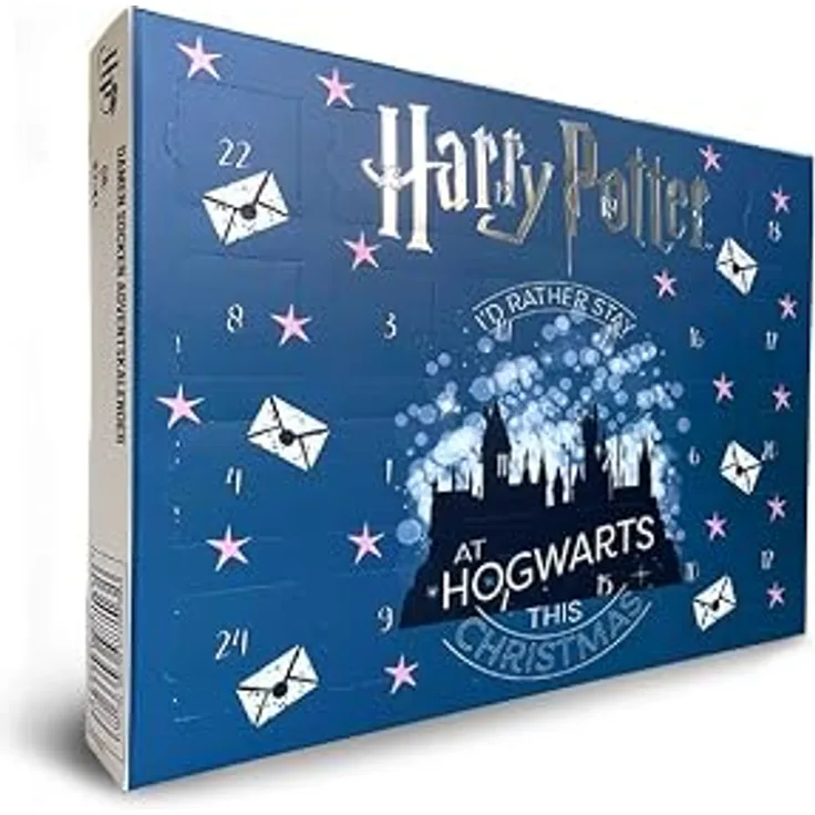 Sockswear HARRY POTTER Socken Adventskalender, Größe 37-41, mehrfarbig, 75 % Baumwolle
