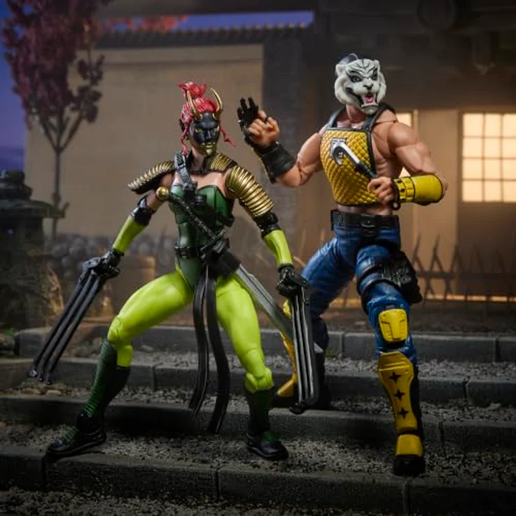 Hasbro G.I. Joe G20465L00 Classified Series, Ninja Force Scarlett und T'Jbang Figuren-Set mit 15 Zubehörteilen aus ABS, PP und PVC – Bild 10