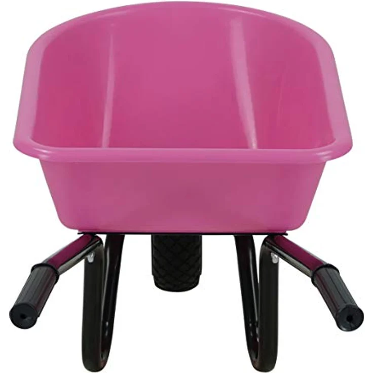 Altrad Kinder-Schubkarre, 20 l Polypropylen, rosa, pannensicheres Rad, Traglast: 10 kg – Bild 2