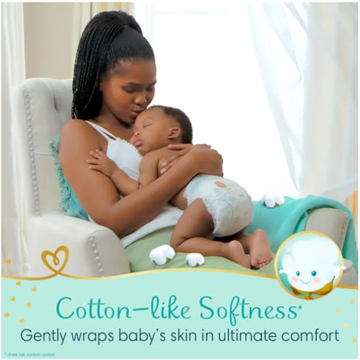 Pampers Premium Care Size 0, Einwegwindeln für Neugeborene bis 3kg, 30 Stück, mit schneller Absorption und atmungsaktivem Material – Bild 6