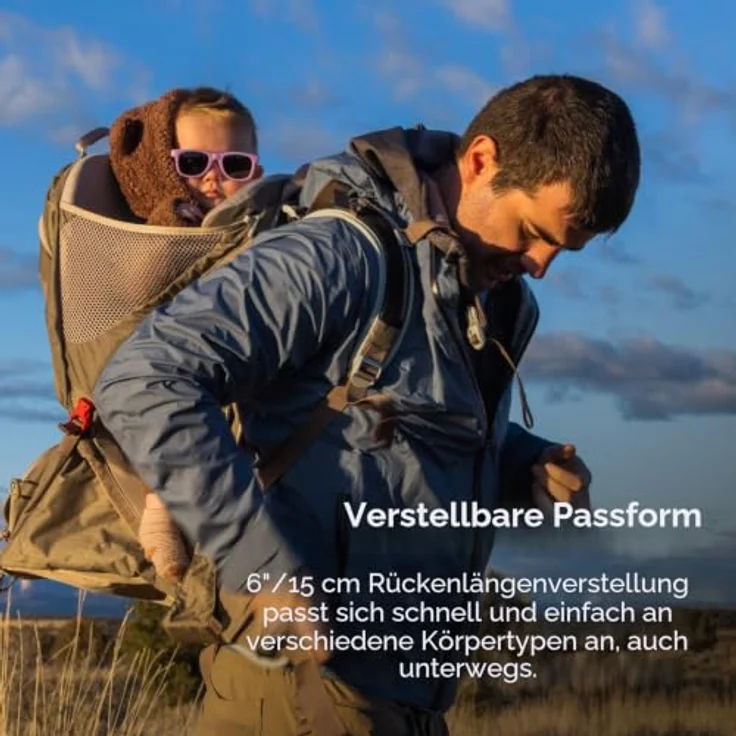 Osprey Poco LT, Babytrage mit optimalem Tragekomfort, robustem Nylon und praktischen Fächern – Bild 4
