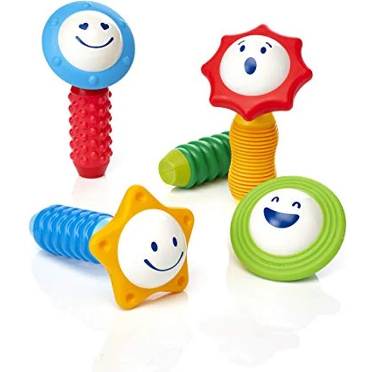 SMARTMAX My First Sounds & Senses, Magnetisches Entdeckungsspielset mit 8 Teilen für Kinder von 1-3 Jahren, langlebig und flexibel, 24 x 6 x 24 cm – Bild 3