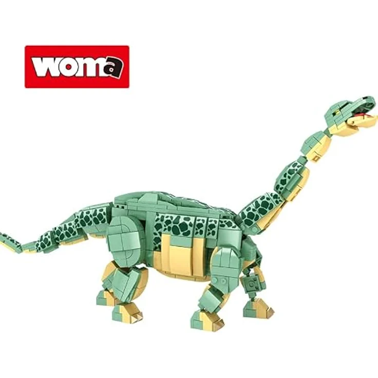 WOMA C0447 Brontosaurus-Baustein, 589-teiliges Lernbaukasten-Set für Kinder ab 6 Jahren – Bild 4