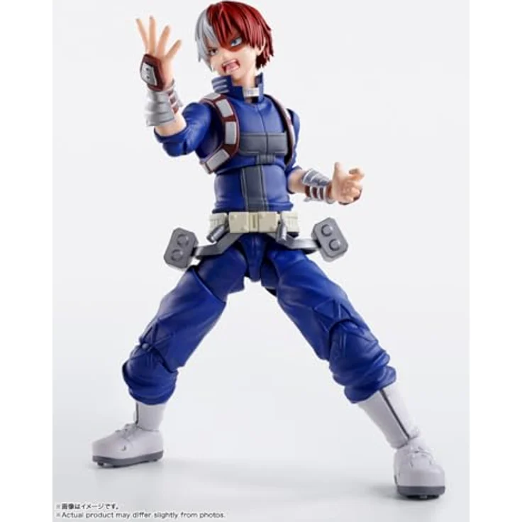 TAMASHII NATIONS My Hero Academia Shoto Todoroki S.H.Figuarts Actionfigur mit Effektteilen und mehreren Ersatzteilen – Bild 5