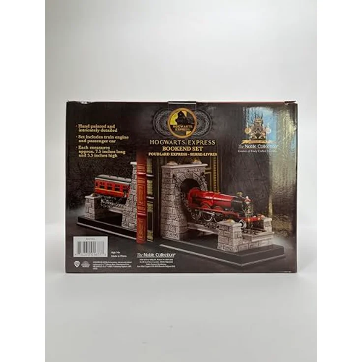 Noble Collection Hogwarts Express Buchstützenfigur, Mehrfarbig aus hochwertigem Polystone, 19 cm breit, 14 cm hoch – Bild 7