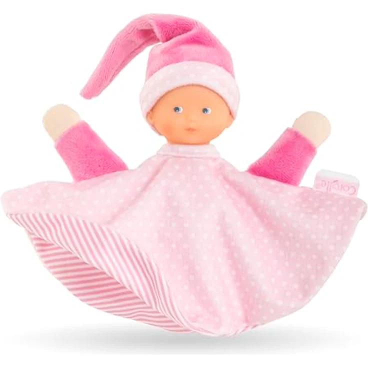 Corolle Mon Doudou Tidoudou Sternenträume, Schmusetuch im Puppendesign mit Vanilleduft, waschbar, Durchmesser 22 cm, ab den ersten Lebensmonaten geeignet – Bild 1