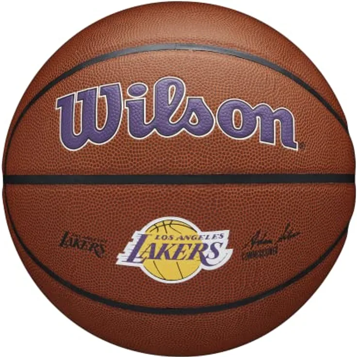 Wilson Basketball TEAM ALLIANCE, LOS ANGELES LAKERS, Indoor/Outdoor, Mischleder, Größe: 7