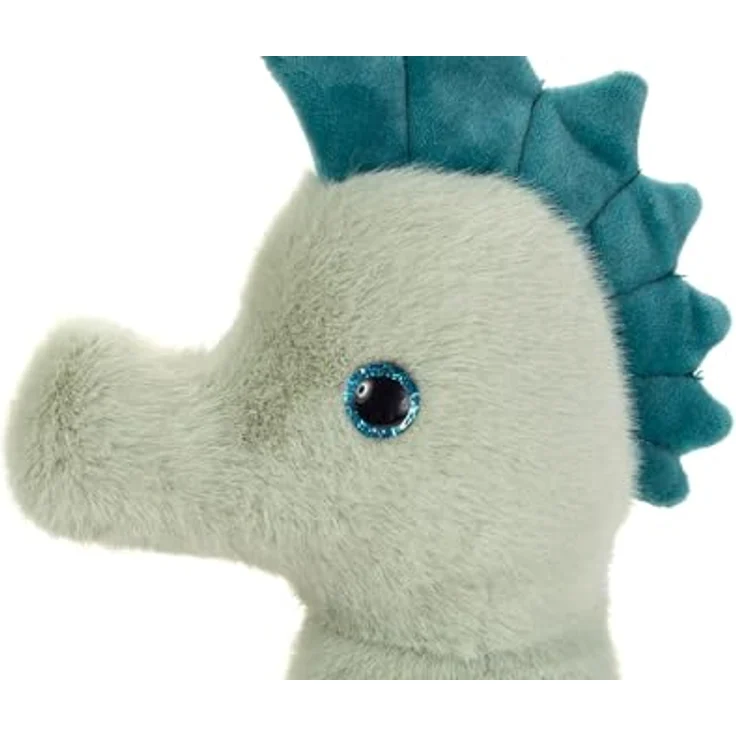Teddy-Hermann Seepferdchen Melba, 23 cm, salbeigrün, weicher Plüsch mit glitzernden blauen Augen – Bild 5