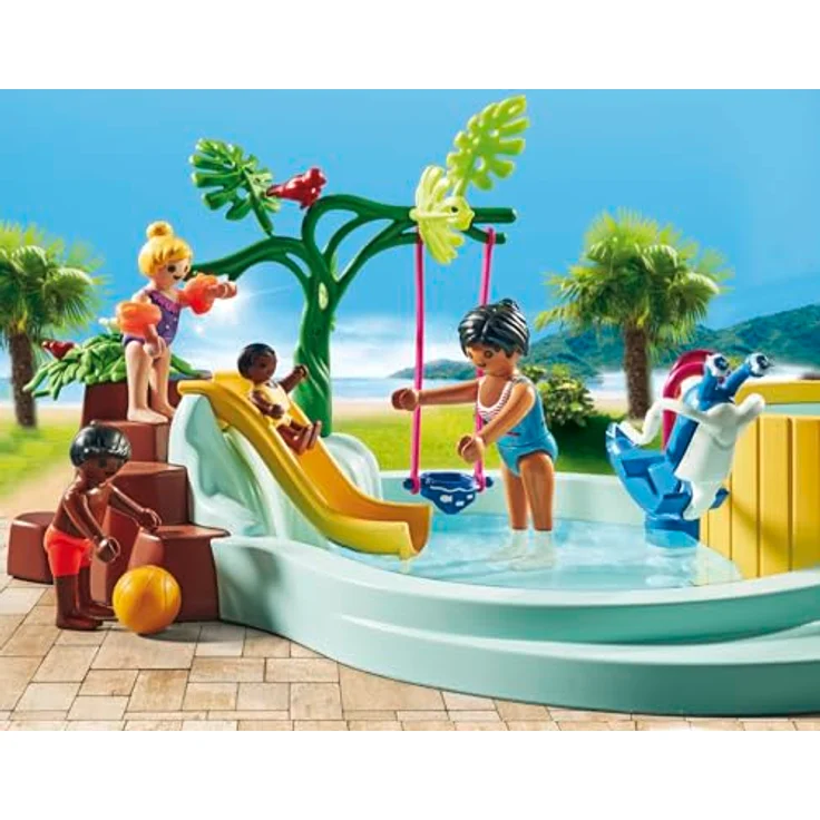 Playmobil® Konstruktions-Spielset Kinderbecken mit Whirlpool (71529), My Life, (53 St), Made in Germany - Preisvergleich – Bild 6