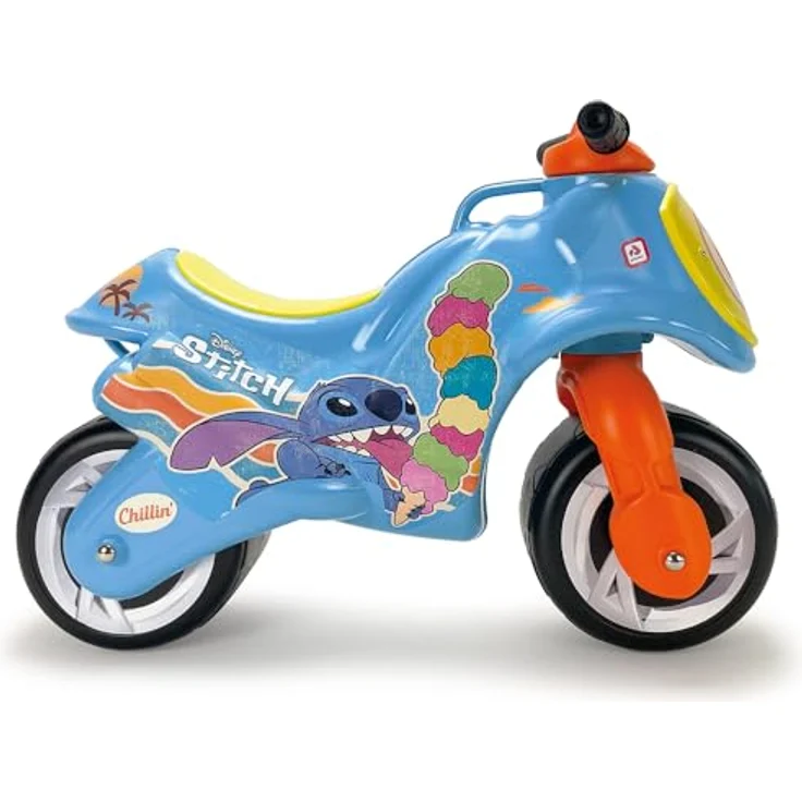 INJUSA Neox Stitch Laufrad für Kinder ab 18 Monaten, breitere Räder, ergonomisches Design, Tragegriff, offizielle Disney Dekoration, hergestellt in Spanien – Bild 4