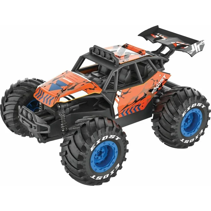 Silverlit Exost Fire Beast 1:18, ferngesteuertes Auto mit LED-Scheinwerfern und All-Terrain-Rädern, Metallic-Legierung