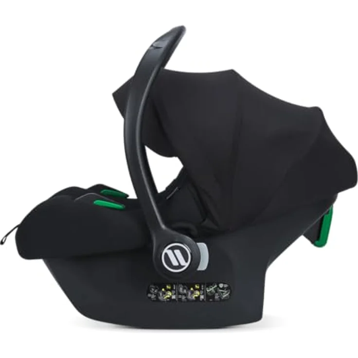 Avionaut Cosmo 2.0 AirFlow, Babyschale (0-13 kg) mit optimalem Schutz und AirFlow-Polsterung, schwarz – Bild 3